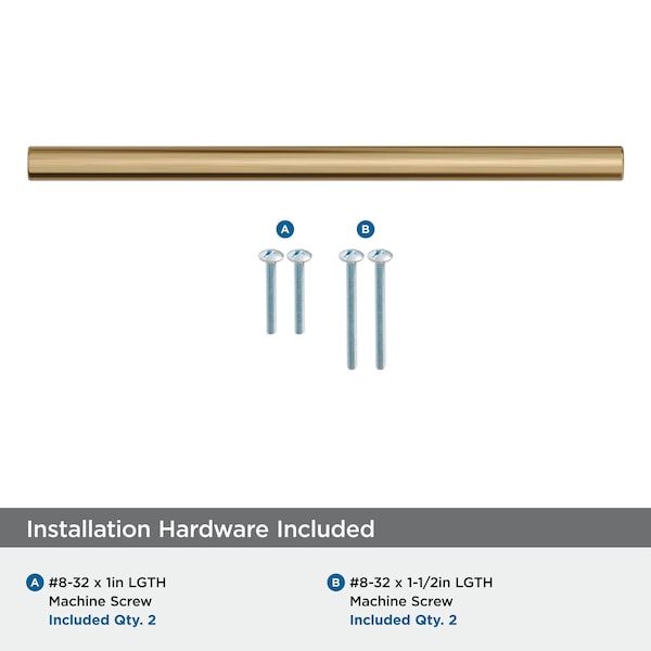 Amerock Versa 7-9/16 inch 192mm Center-to-Center Champagne Bronze Cabinet Pull - BP55531CZ