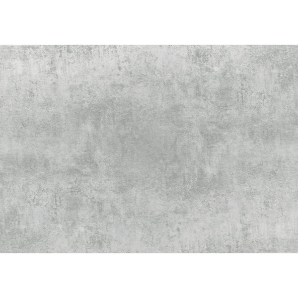 Homeroots 22.25 in. Grey Cement Particle Board & Chrome Metal Accent Table - 333132