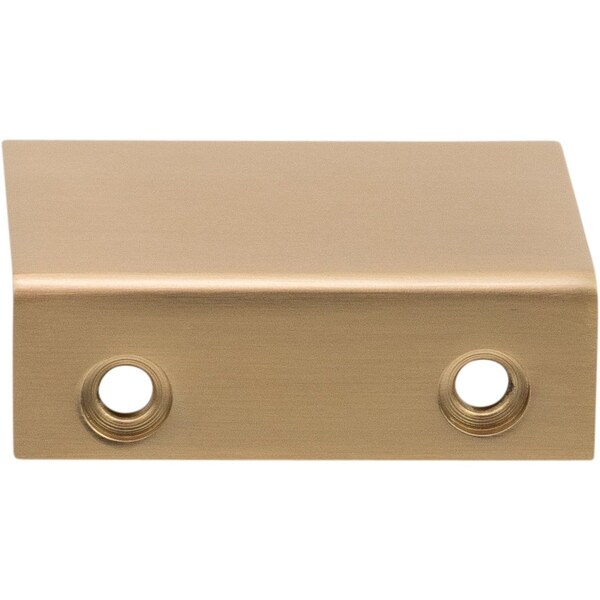 Designperfect 1-1/4'' Center-to-Center Cabinet Tab Pull, Champagne Bronze/Gold, 10PK - DPA10F421CBZ