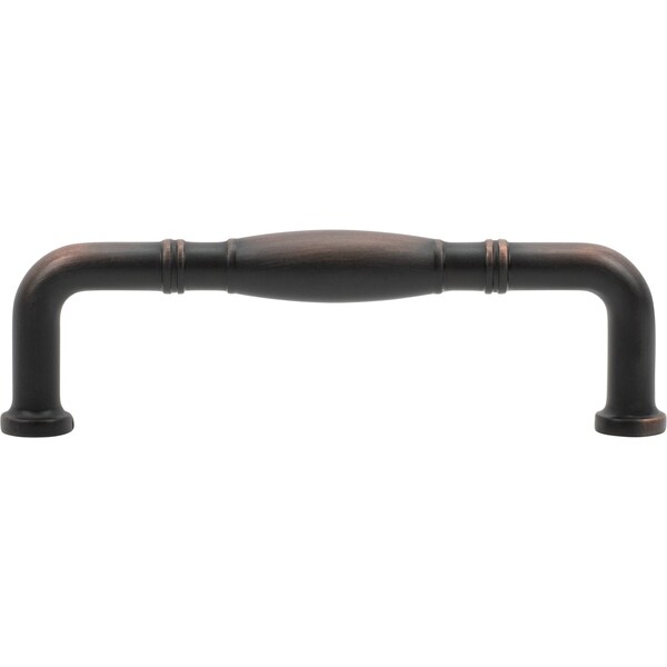 Designperfect 3-3/4'' Center-to-Center Handle Pull, Brushed Oil Rubbed Bronze, 10PK - DPA10R573ORB