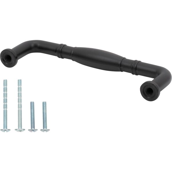 Designperfect 3-3/4'' Center-to-Center Handle Pull, Brushed Oil Rubbed Bronze, 10PK - DPA10R573ORB