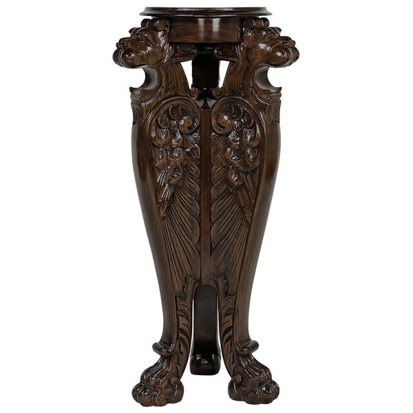 Design Toscano Evenswood Manor Winged Lion Pedestal - AF8089