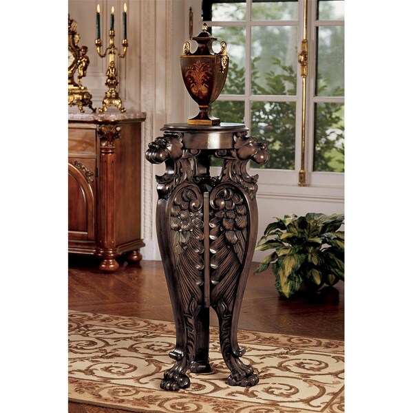 Design Toscano Evenswood Manor Winged Lion Pedestal - AF8089