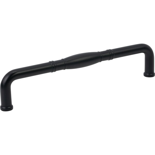 Designperfect 6-5/16'' Center-to-Center Handle Pull, Matte/Flat Black, 10PK - DPA10R575BLK