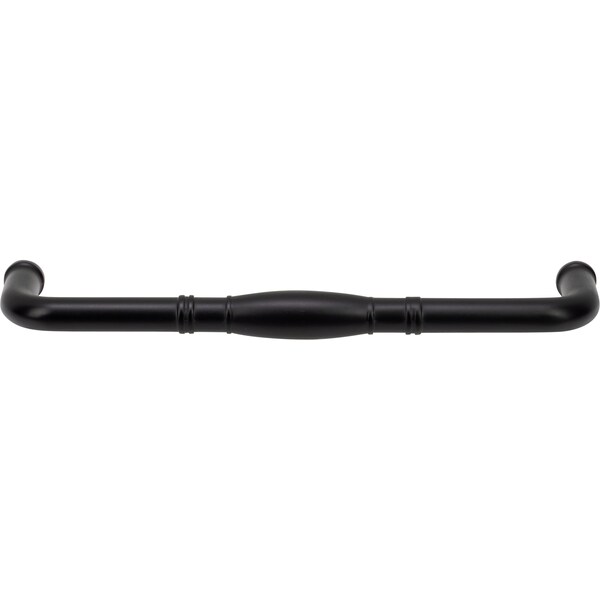 Designperfect 6-5/16'' Center-to-Center Handle Pull, Matte/Flat Black, 10PK - DPA10R575BLK