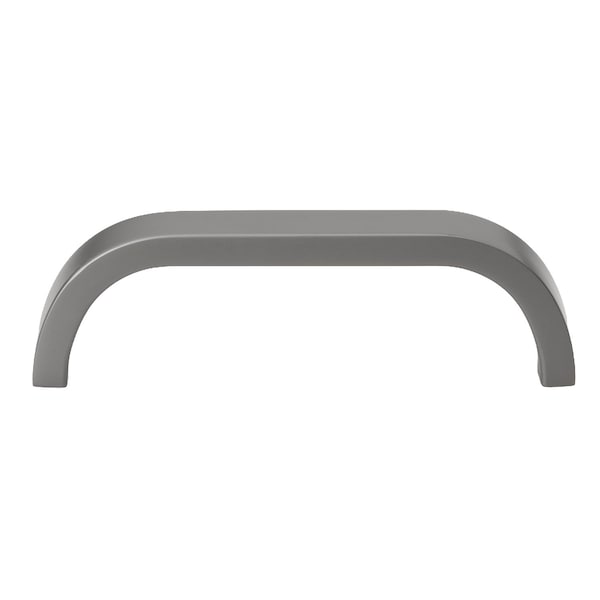Gliderite Hardware 3-3/4 in. Center to Center Curved Bar Pull Graphite Gray - 4843-96-GPH-1