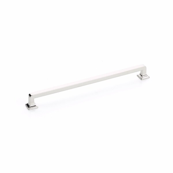 Schaub 10in Center to Center Menlo Park Cabinet Pull Polished Nickel Finish - 524-PN