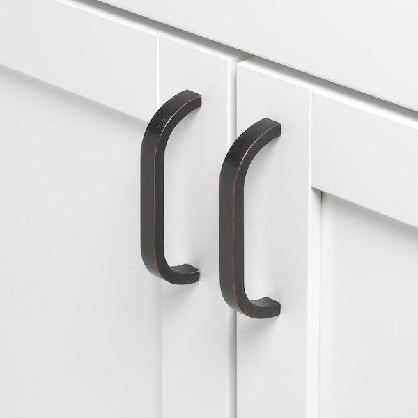 Gliderite Hardware 3-3/4 in. Center to Center Curved Bar Pull Oil Rubbed Bronze - 4843-96-ORB-1