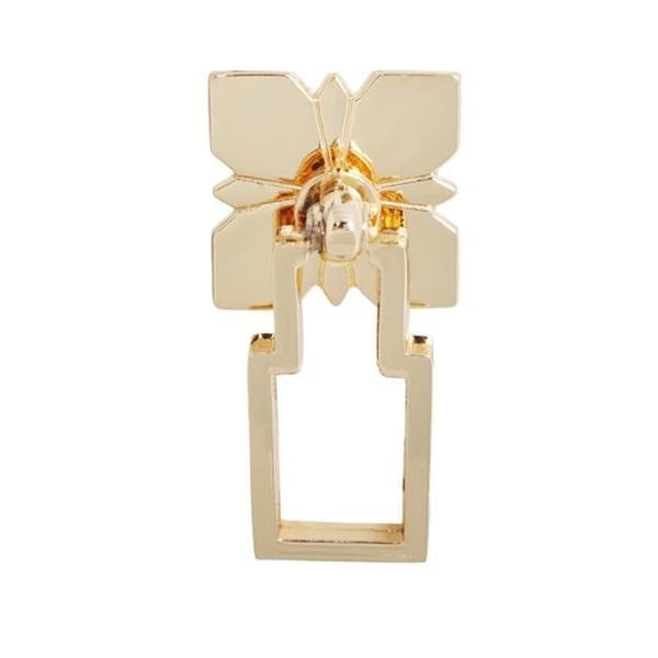 Utopia Alley Utopia Alley Steffi Polished Gold Drop Ring Cabinet Hardware - HW267PLGD021