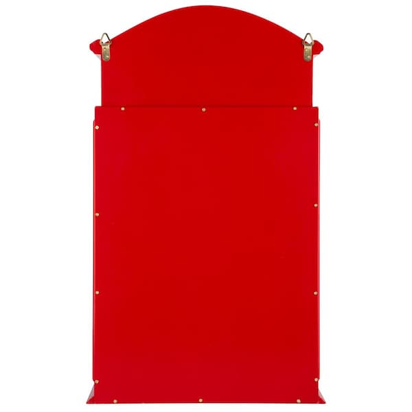 Design Toscano Piccadilly Circus British Telephone Booth Wall Curio Cabinet - BN5230