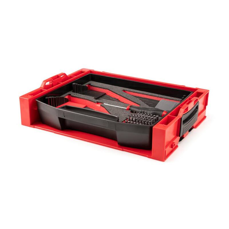 TEKTON L- Key and Bit Driver Set with Open Top Drawer and Rack, 78-Piece (0.050 - 3/8 in., 1.3 - 10 mm, #1 - #3, T7 - T30) - OLB94801