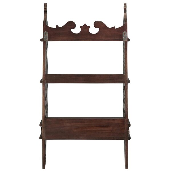 Design Toscano Chinese Chippendale-Style Hardwood Curio Shelves - AF8042