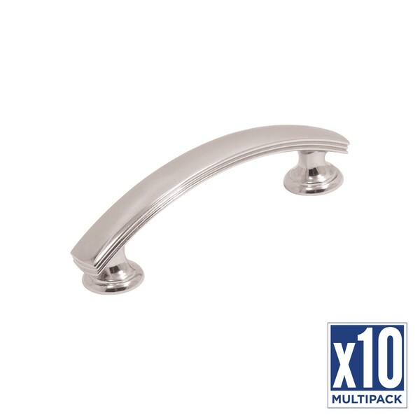 Hickory Hardware Pull 3 Inch Center to Center, 10PK - P2143-CH-10B