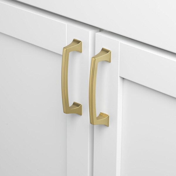 Gliderite Hardware 3-3/4 in. Center to Center Cabinet Base Pull - 87380-96-BG, 5PK - 87380-96-BG-5
