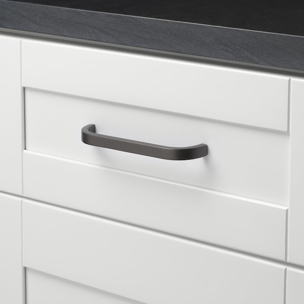 Gliderite Hardware 5-1/16 in. Center to Center Curved Bar Pull Graphite Gray, 25PK - 4843-128-GPH-25