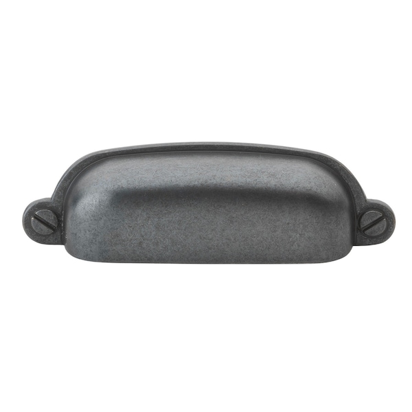 Gliderite Hardware 3-1/2 in. Center to Center Bin Pull Antique Black, 5PK - 4767-BAB-5