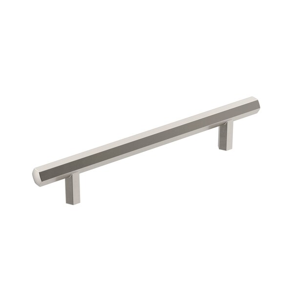 Amerock Caliber 5-1/16 in 128 mm Center-to-Center Satin Nickel Cabinet Pull - BP36874G10