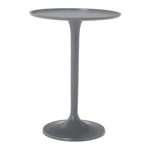 Safavieh Platina Table, Dark Grey - FOX5510B