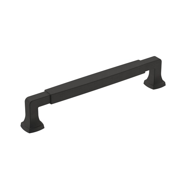 Amerock Stature 6-5/16 in 160 mm Center-to-Center Matte Black Cabinet Pull - BP36889FB