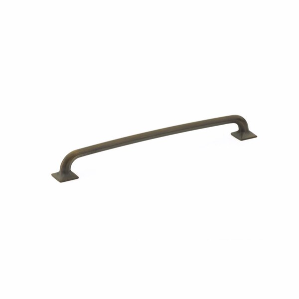 Schaub 10in Center to Center Northport Cabinet Pull Ancient Bronze Finish - 208-ABZ