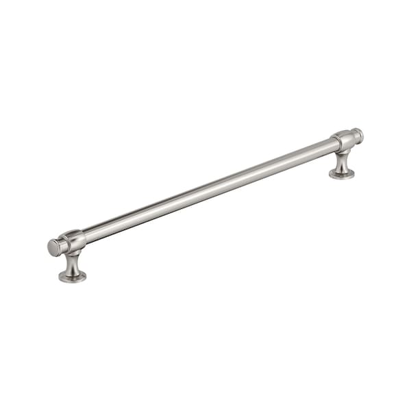 Amerock Winsome 12-5/8 inch 320mm Center-to-Center Satin Nickel Cabinet Pull - BP36773G10