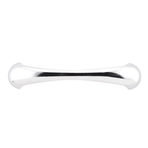 Richelieu 3-3/4 in. (96 mm) Center-to-Center Chrome Contemporary Drawer Pull - BP45996140