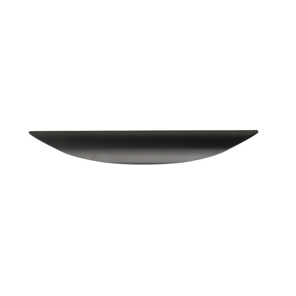 Richelieu 3 3/4 in (96 mm) Center-to-Center Matte Black Contemporary Drawer Pull - BP42696900