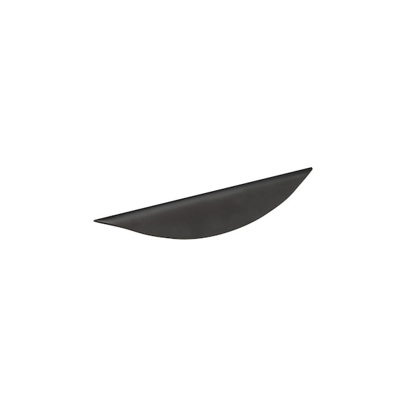 Richelieu 3 3/4 in (96 mm) Center-to-Center Matte Black Contemporary Drawer Pull - BP42696900
