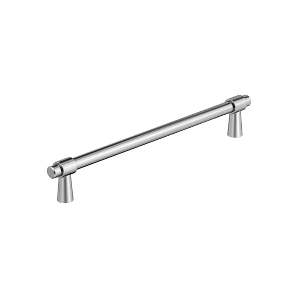 Amerock Destine 7-9/16 inch 192mm Center-to-Center Polished Chrome Cabinet Pull - BP3690126