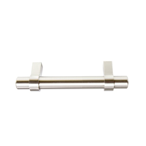 South Main Hardware 3 in. (76mm) Satin Nickel Modern Straight Bar Cabinet Pull (10PK) - SH703-SN-10