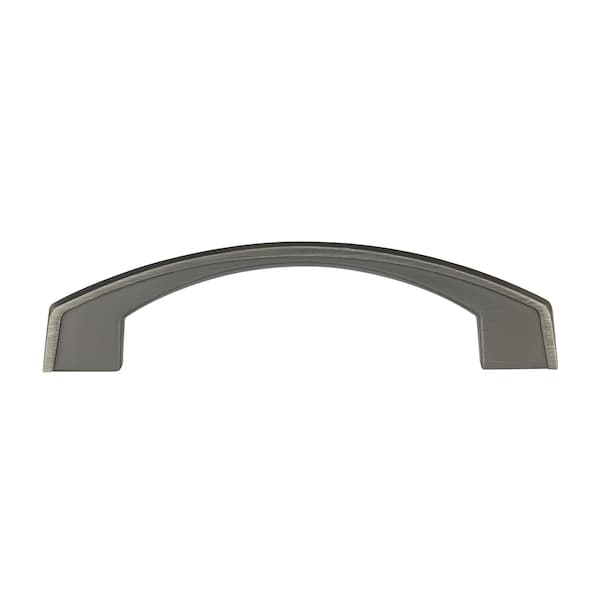Richelieu 3-3/4 in. (96 mm) Center-to-Center Antique Nickel Transitional Drawer Pull - BP825296143