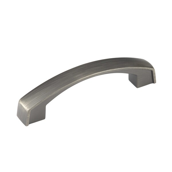 Richelieu 3-3/4 in. (96 mm) Center-to-Center Antique Nickel Transitional Drawer Pull - BP825296143
