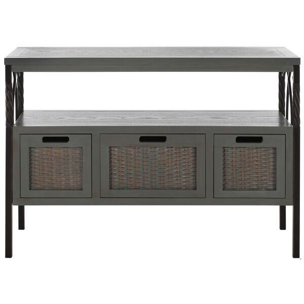 Safavieh Joshua Console Table- French Grey - 24.8 x 13.8 x 36 in. - AMH6532B