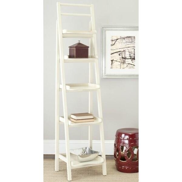 Safavieh Walker Distressed Ivory Leaning Etagere - AMH6537A