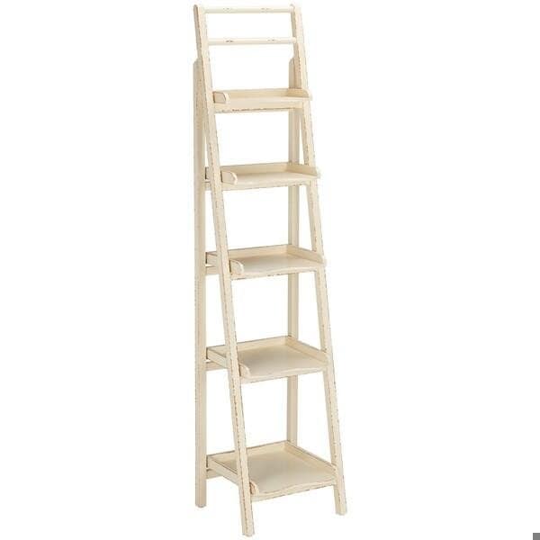 Safavieh Walker Distressed Ivory Leaning Etagere - AMH6537A