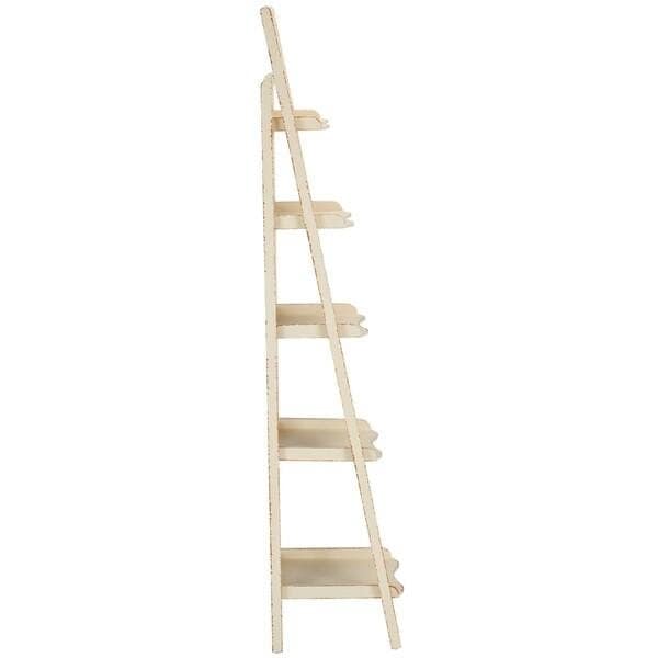Safavieh Walker Distressed Ivory Leaning Etagere - AMH6537A