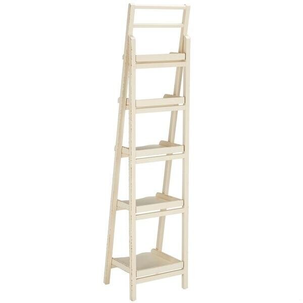 Safavieh Walker Distressed Ivory Leaning Etagere - AMH6537A