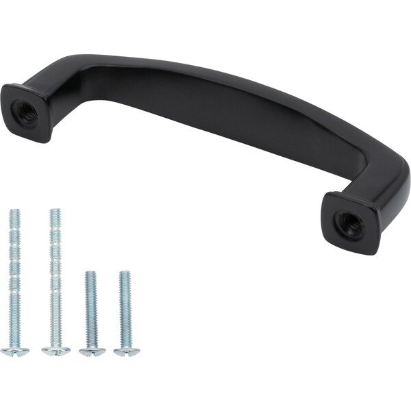 Designperfect 3'' Center-to-Center Handle Pull, Matte/Flat Black, 10PK - DPA10S872BLK