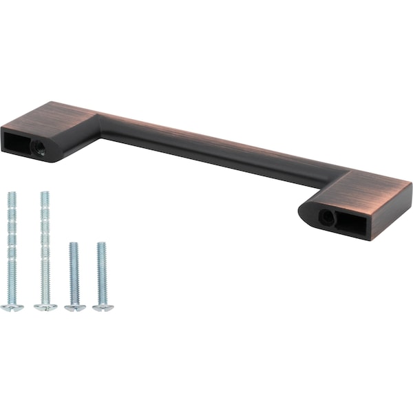 Designperfect 3-3/4'' Center-to-Center Handle Pull, Brushed Oil Rubbed Bronze - DPA-S793ORB