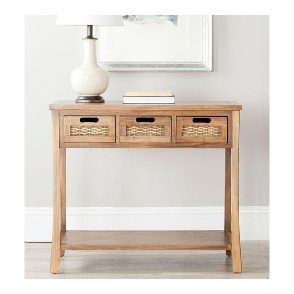 Safavieh Autumn 3 Drawer Console - Brown - AMH6510B