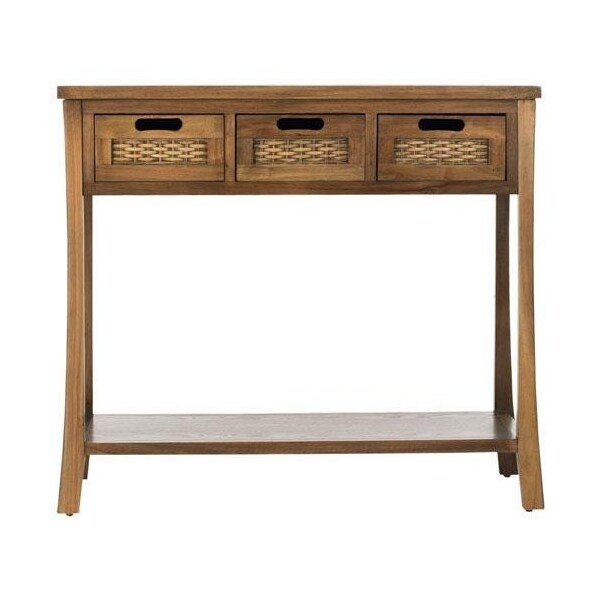 Safavieh Autumn 3 Drawer Console - Brown - AMH6510B