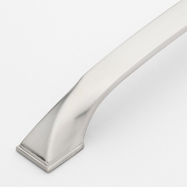 Gliderite Hardware 3-3/4 in. Center to Center Solid Twisted Bar Pull Satin Nickel - 4841-96-SN-1