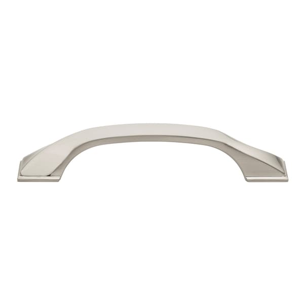 Gliderite Hardware 3-3/4 in. Center to Center Solid Twisted Bar Pull Satin Nickel - 4841-96-SN-1