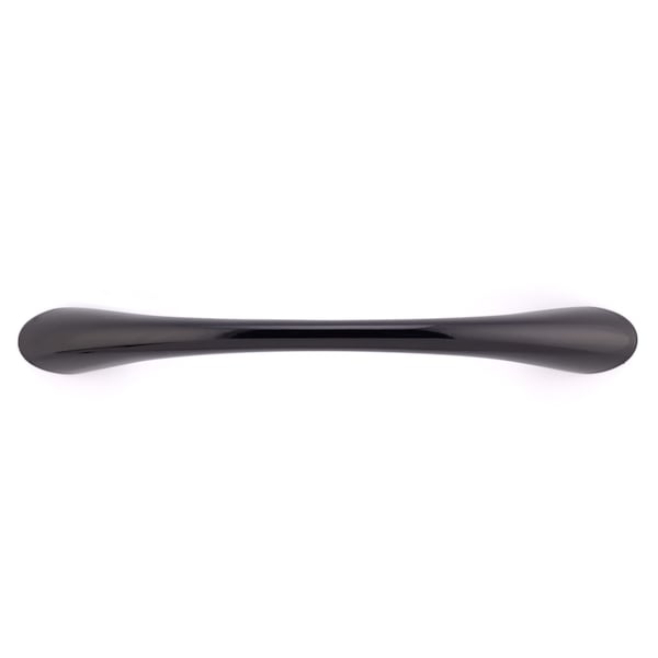 Richelieu 3-3/4 in. (96 mm) Center-to-Center Black Contemporary Drawer Pull - BP6501790