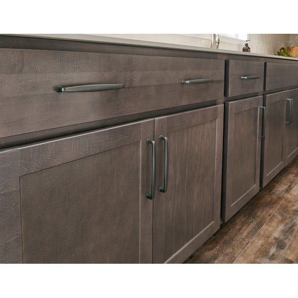 Jeffrey Alexander 128 mm Center-to-Center Satin Nickel Square Milan 1 Cabinet Pull - 1092-128SN