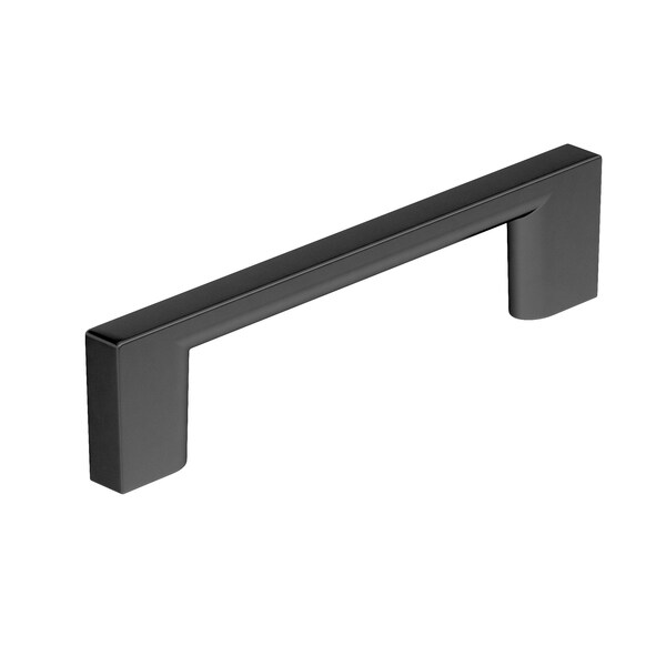 Richelieu 3 3/4 in (96 mm) Center-to-Center Matte Black Contemporary Cabinet Pull - BP816096900