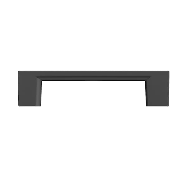 Richelieu 3 3/4 in (96 mm) Center-to-Center Matte Black Contemporary Cabinet Pull - BP816096900