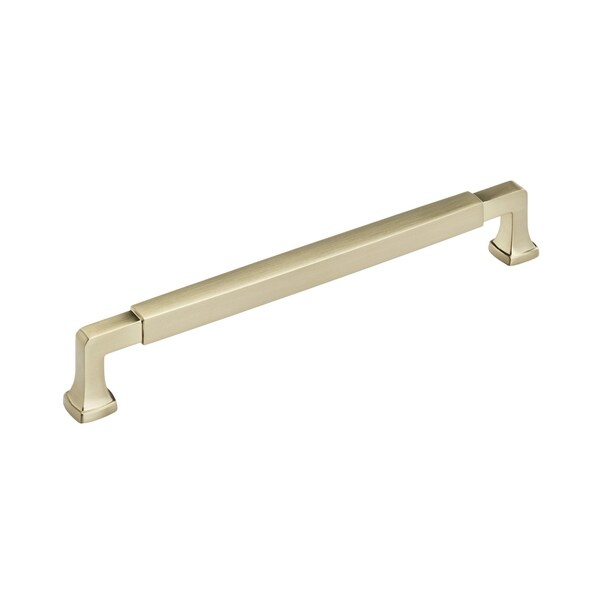 Amerock Stature 8-13/16 in 224 mm Center-to-Center Golden Champagne Cabinet Pull - BP36890BBZ