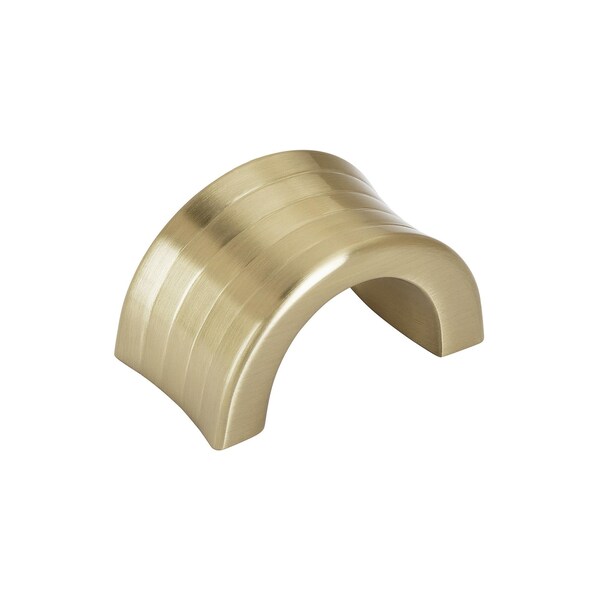 Amerock Concentric 1-1/4 in 32 mm Center-to-Center Golden Champagne Cabinet Finger Pull - BP36811BBZ