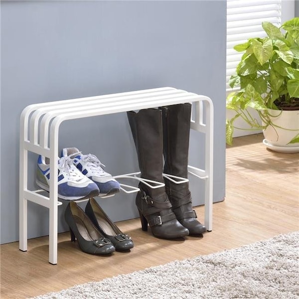 Proman Products Proman Products ST17049 Horizon Entryway Bench - White - ST17049